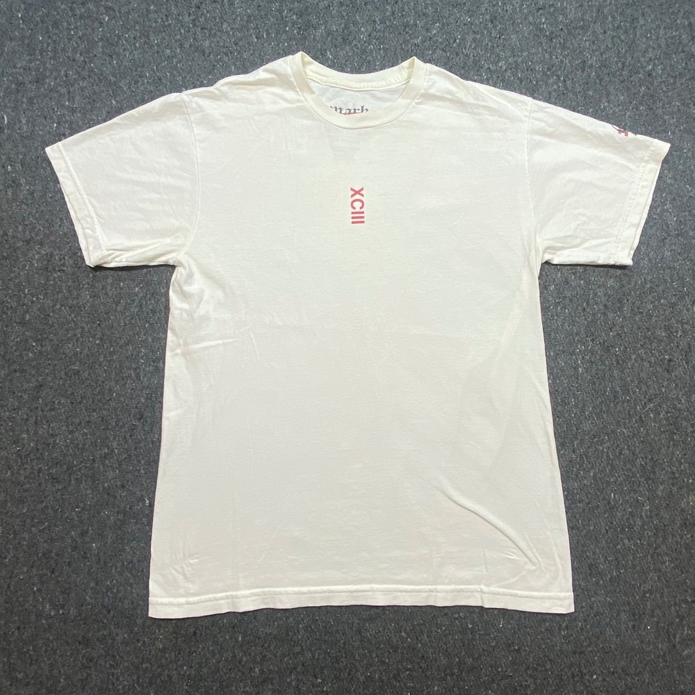 Mark Tuan Represent T Shirt Medium Mens White XCIII Work Hard Play Hard Graphic